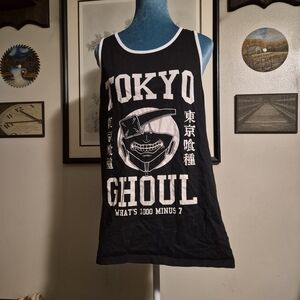 ​Hot Topic Tokyo Ghoul Ken Kaneki "Now It's My Turn" Tank Top Size Large